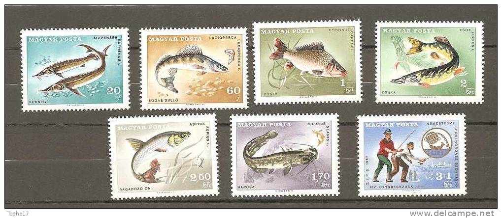18 - Hongrie - 1967 - Y&T  1910 à 1916 -   Neuf  ** - Unused Stamps