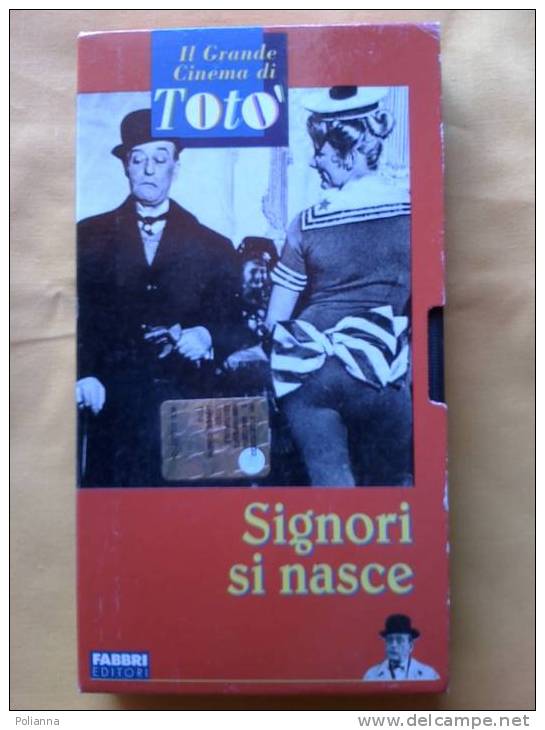 PD/36 VHS - IL GRANDE CINEMA DI TOTO´ Fabbri Ed. SIGNORI SI NASCE Di Mattioli /De Filippo, Delia Scala... - Komedie