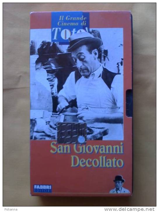 PD/38 VHS - IL GRANDE CINEMA DI TOTO´ Fabbri Ed. SAN GIOVANNI DECOLLATO Di Palermi/De Filippo, Jachino, Genazzani... - Comédie