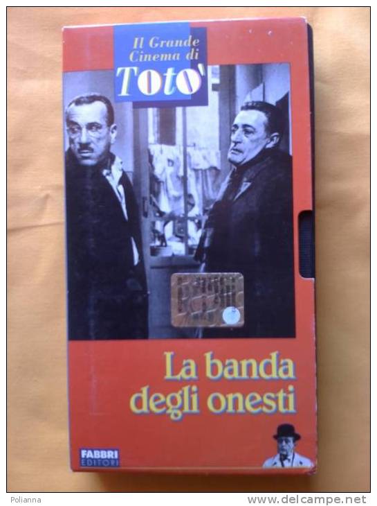 PD/41 VHS - IL GRANDE CINEMA DI TOTO´ Fabbri Ed. LA BANDA DEGLI ONESTI Di Mastrocinque/De Filippo, Furia, Ciarli... - Commedia