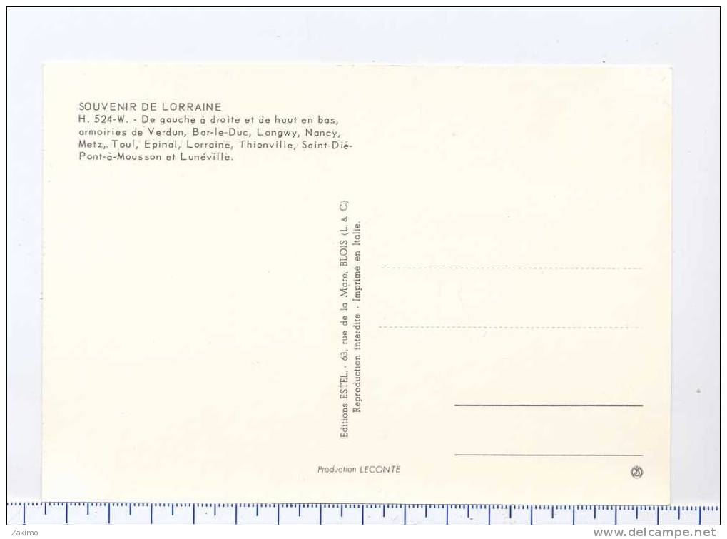 LORRAINE --MULTI-VUES ET TOISONS  -- RECTO /VERSO---Z69 - Lorraine