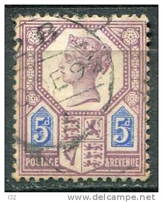 GRANDE-BRETAGNE - Y&T 99 - 20% De La Cote - Used Stamps