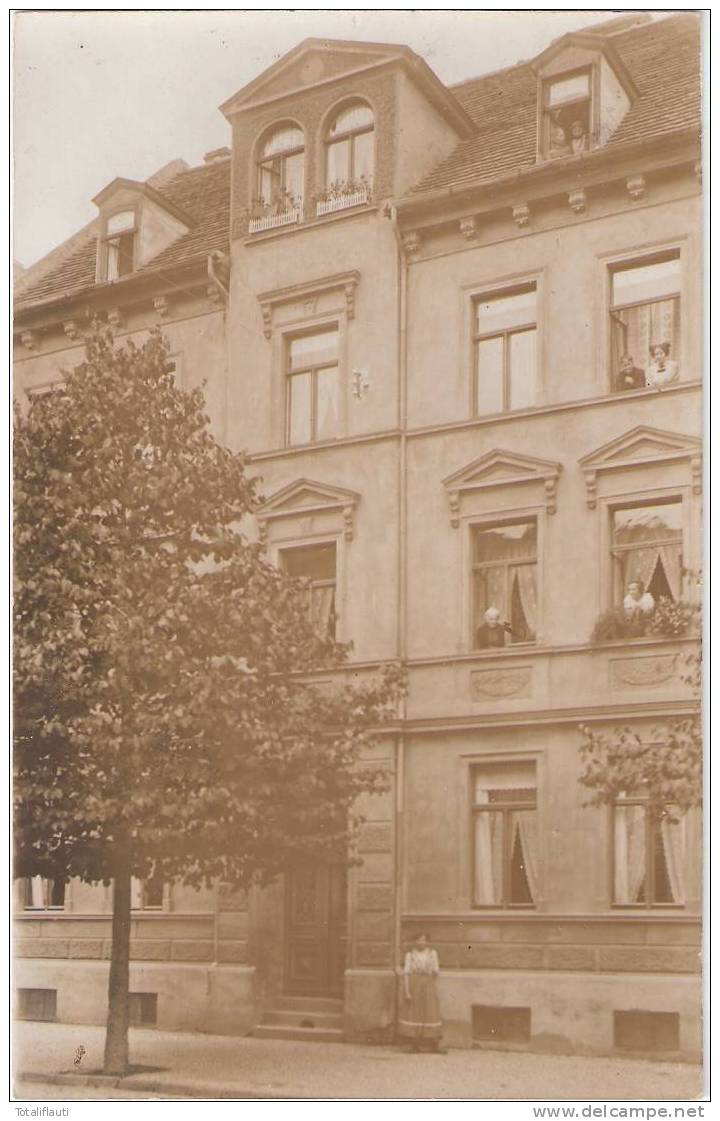 Köthen Anhalt Einzelhaus Private Fotokarte 17.9.1913 Gelaufen - Köthen (Anhalt)