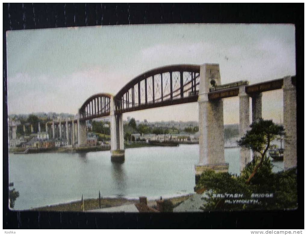 PLYMOUTH - Saltash Bridge - Train On Bridge - Lot 139 - Plymouth