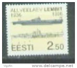 EE 1996-273 SUBMARIN "LEMBIT", ESTONIA, 1 X 1v, MNH - Duikboten