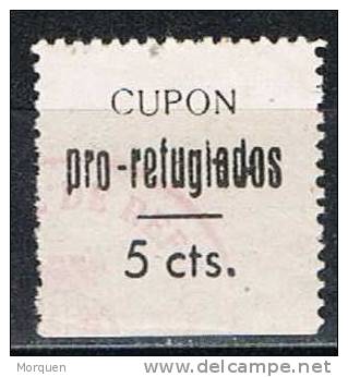 Viñeta Pro Refugiados LORCA  (Murcia) 5 Cts, Guerra Civil º - Spanish Civil War Labels