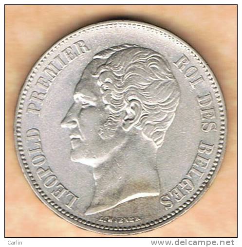 Léopold Ier 5 Francs 1850  Point Au Dessus De La Date. Morin : N°40a - 5 Francs