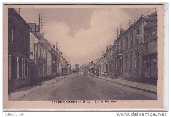 62 /FAUQUEMBERGUES  / RUE DE SAINT OMER / 1950 - Fauquembergues