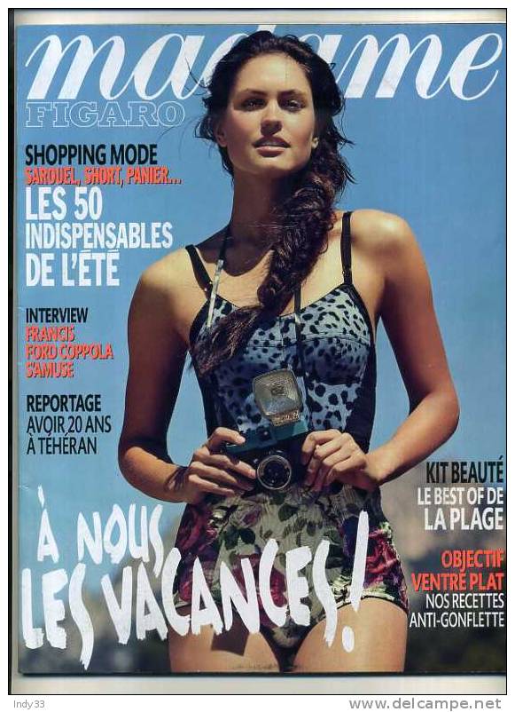 - MADAME FIGARO . N°20491  . 2010 - People