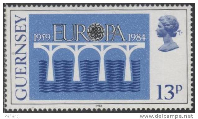 PIA  -  GUERNSEY -  1984  :  Europa  (Yv  286-87) - 1984