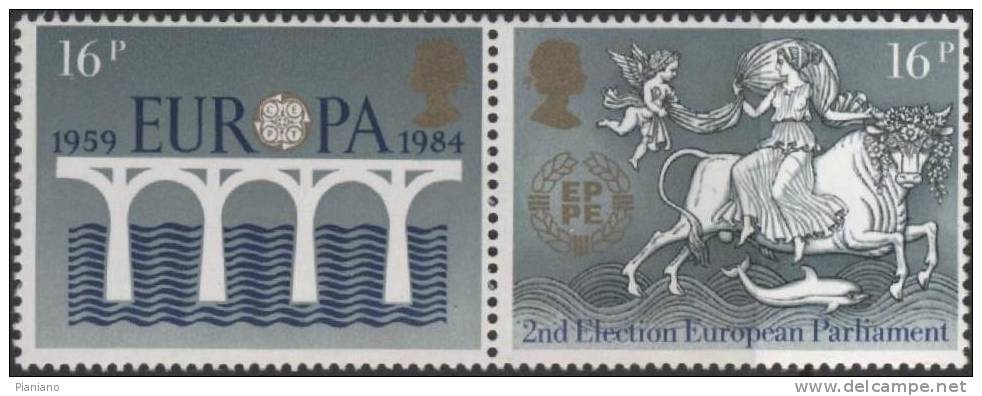 PIA  -  GRAN  BRETAGNA  -  1984  :  Europa  (Yv 1126-29) - Unused Stamps