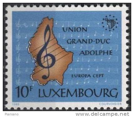 PIA  -  LUSSEMBURGO :  1985  :  Europa - Anno Europeo Della Musica - (Yv  1075-76) - 1985