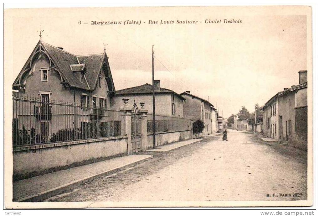 MEYZIEUX RUE LOUIS SAULNIER CHALET DESBOIS ISERE RHONE MEYZIEU - Meyzieu