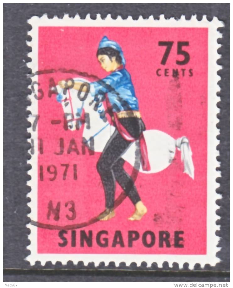 Singapore 94  (o)  COSTUME DANCER  TOY HORSE - Singapore (1959-...)