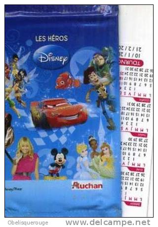 HEROS DISNEY  DONNES PAR AUCHaN POCHETTE NON OUVERTE - Verzamelingen