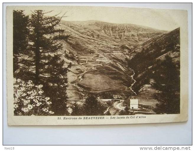 Beauvezer, Les Lacets Du Col D Allos - Autres & Non Classés