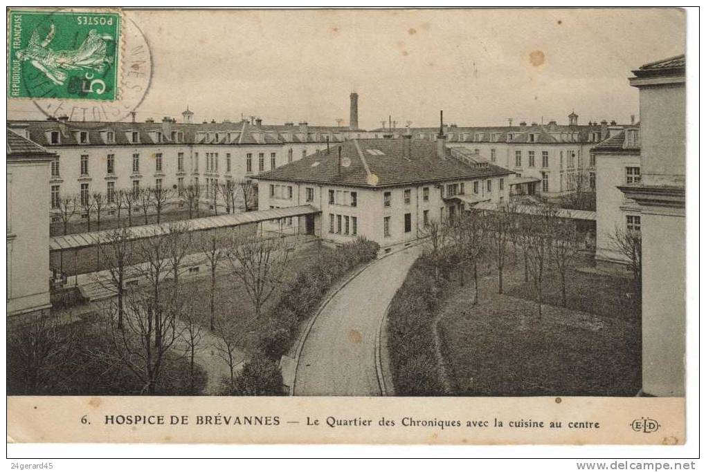 CPA LIMEIL BREVANNES (Val De Marne) - L'hospive Avec Le Quartier Des Chroniques - Limeil Brevannes