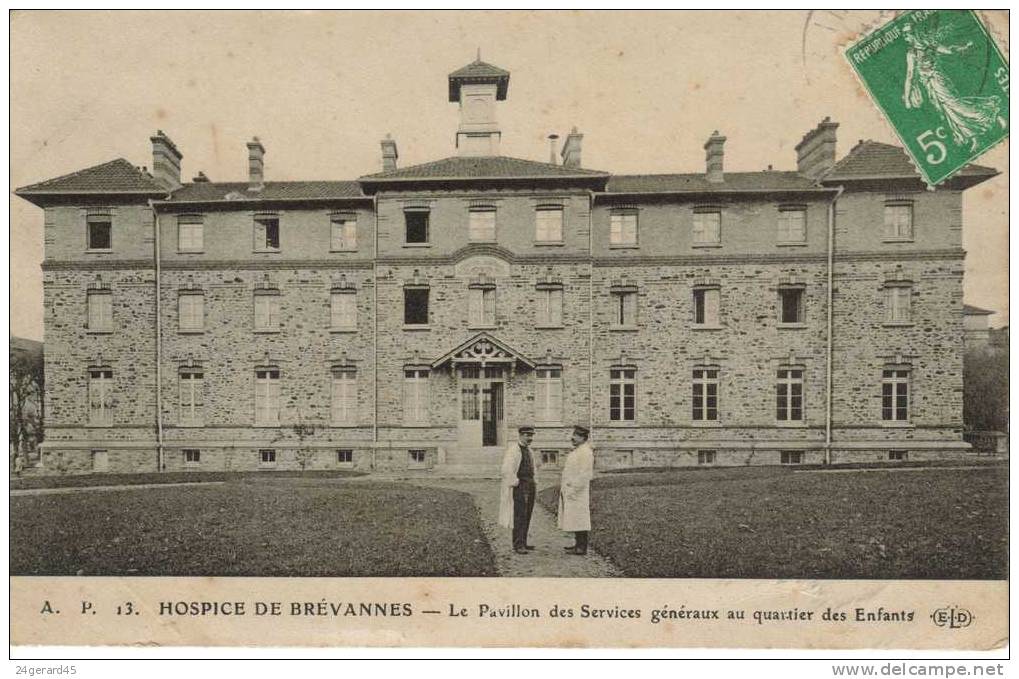 CPA LIMEIL BREVANNES (Val De Marne) - Hospice : Pavillon Des Services Généraux - Limeil Brevannes