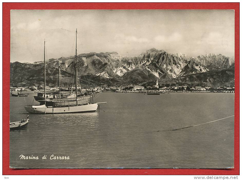 ITALIA 1962 MARINA DI CARRARA, ALPI APUANE E CAVE DI MARMO. VIAGGIATA. ANNULLO MARINA DI CARRARA - Carrara