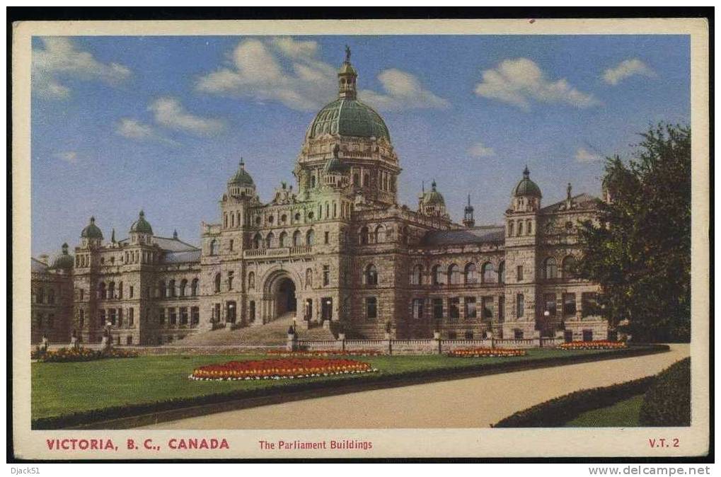 VICTORIA, B. C., CANADA - The Parliament Buildings - Victoria