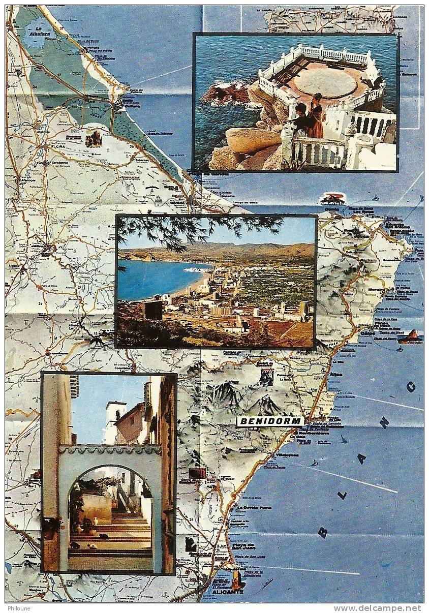 Bénidorm - Carte Multivues, Ref 1012-516 - Ceuta