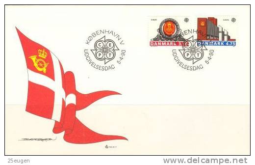 DENMARK  EUROPA CEPT 1990  FDC - 1990