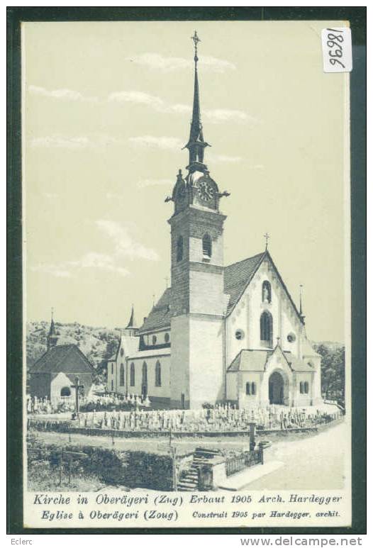 KIRCHE IN OBERÄGERI  - TB - Oberägeri