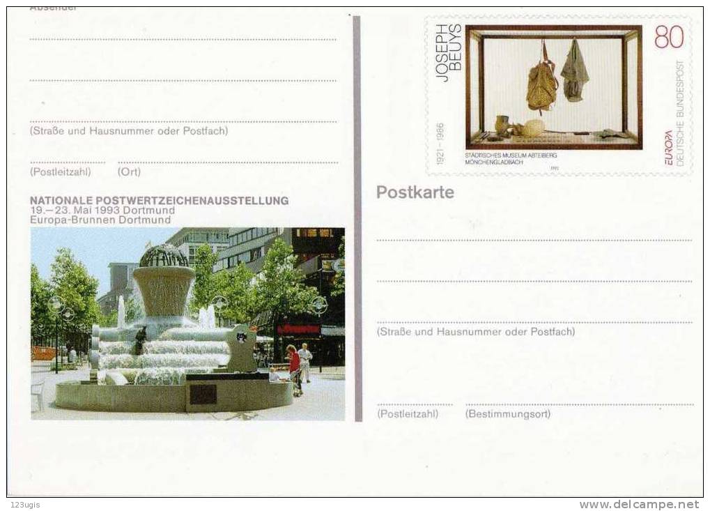 BRD, 1993, Sonderkarte Mi PSo 30 @ - Geïllustreerde Postkaarten - Ongebruikt