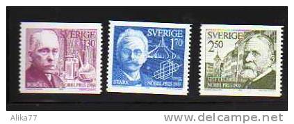 SUEDE      Neuf **      Y. Et T.  N° 1075 / 1077          Cote: 3,00 Euros - Unused Stamps