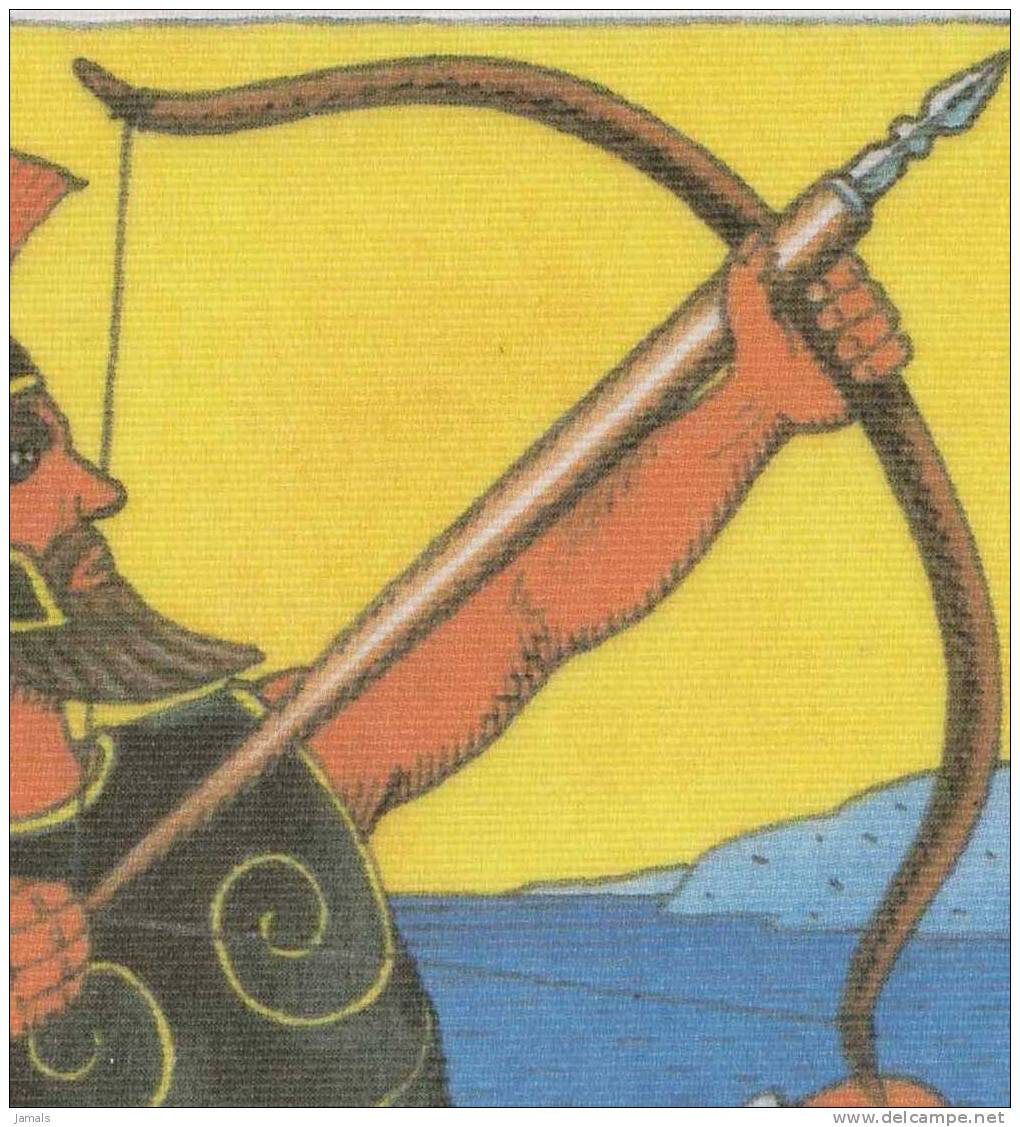 Bow & Arrow, Archer, Archery, Maximcard, France - Bouddhisme