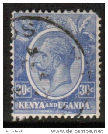 KENYA & UGANDA  Scott #  26  F-VF USED - Kenya & Ouganda