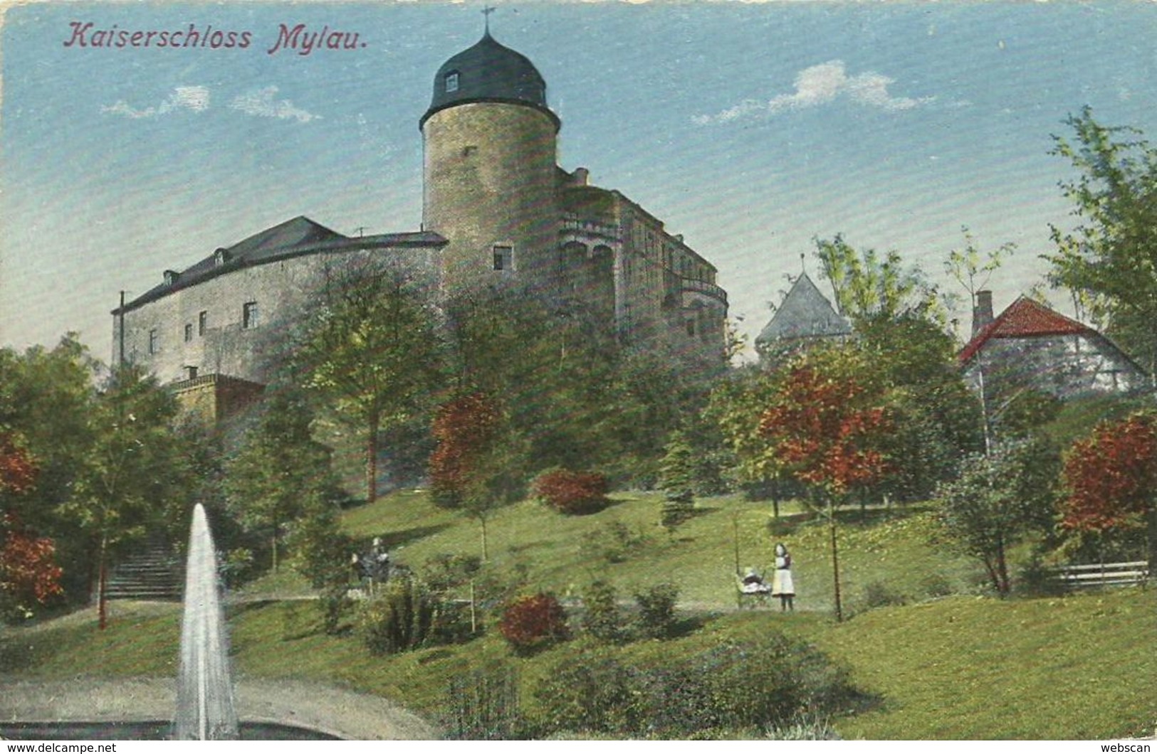 AK Mylau Vogtland Kaiserschloss Color ~1910 #01 - Mylau