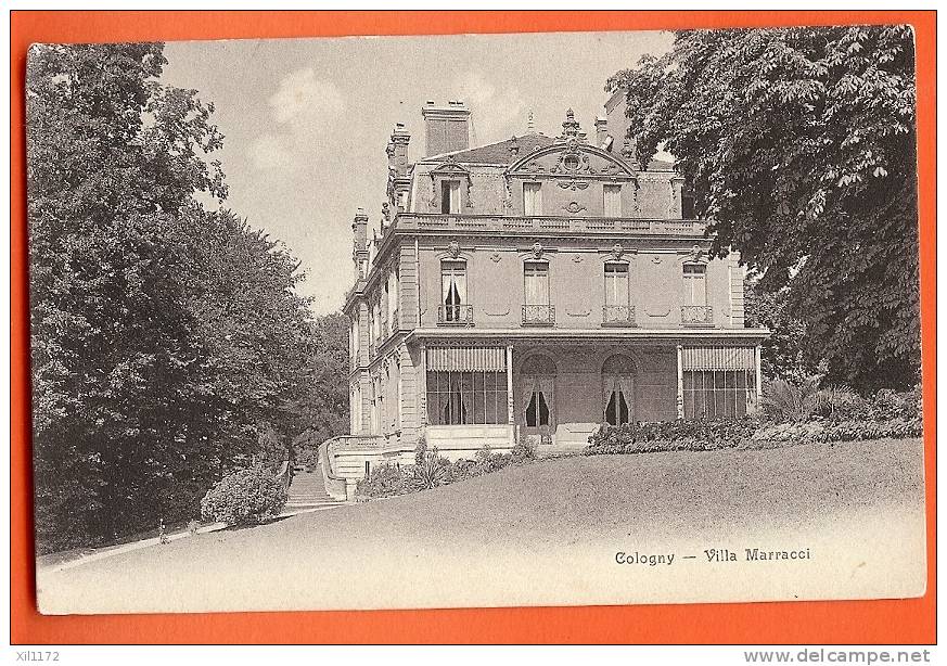 K593 Cologny, Villa Marracci, Carte Photo.Non Circulé. - Cologny
