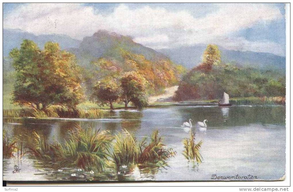 TUCKS OILETTE SERIES 7142 - THE LAKES - DERWENTWATER - Other & Unclassified