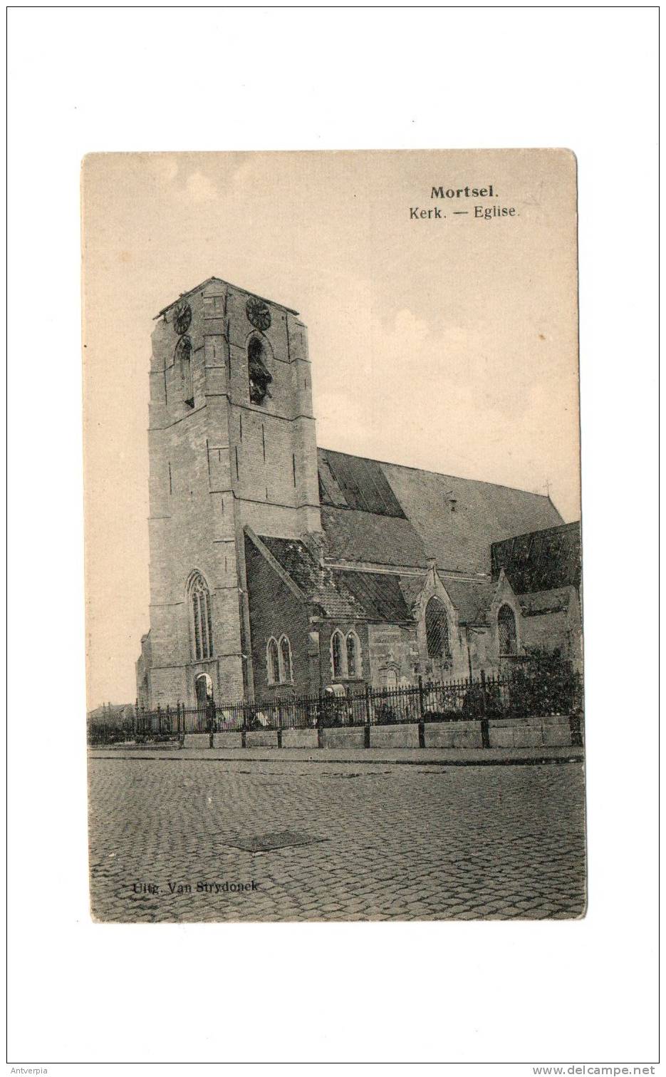 Mortsel Oude-god De Kerk Ongelopen Uitg.van Strydonck - Mortsel