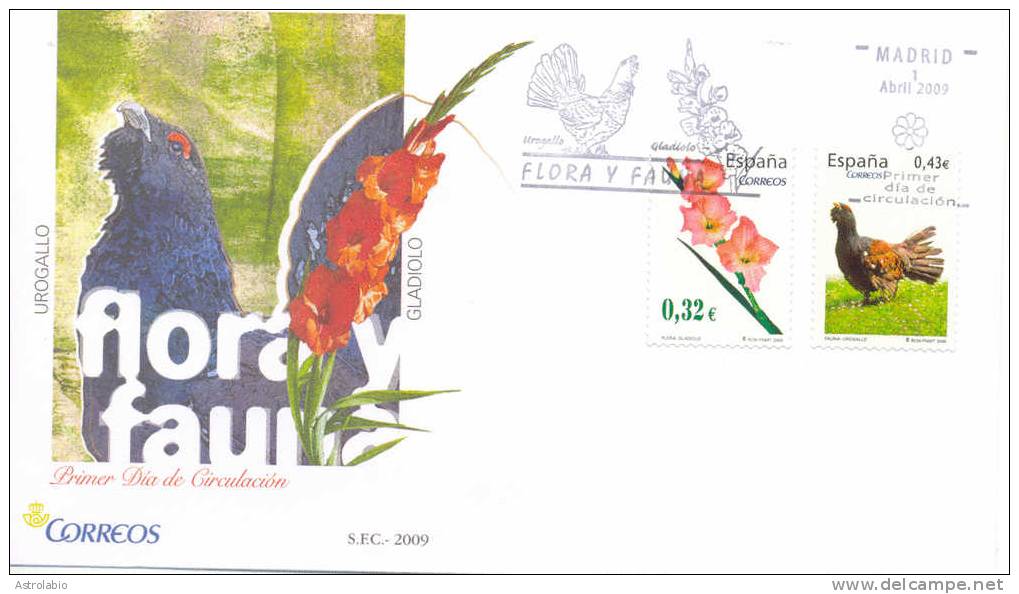 Espagne FDC 2009 " Coq De Bruyère "  Nouveauté - Sonstige & Ohne Zuordnung