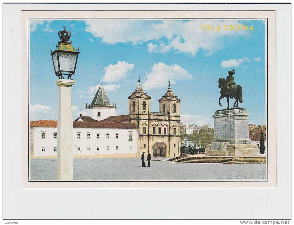 Portugal Cor 09280 – VILA VIÇOSA - ESTÁTUA DE D. JOÃO IV E PANTEÃO DOS DUQUES DE BRAGANÇA - Evora