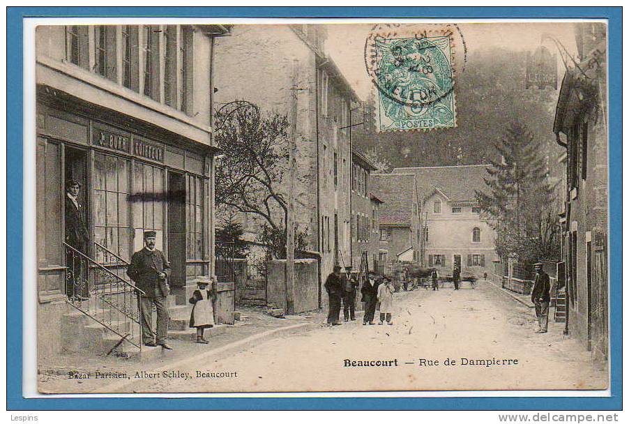 90 - BEAUCOURT --  Rue De Dampierre - Beaucourt