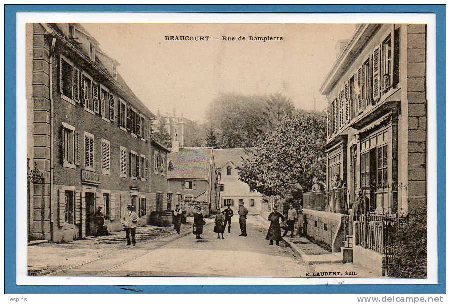 90 - BEAUCOURT --  Rue De Dampierre - Beaucourt