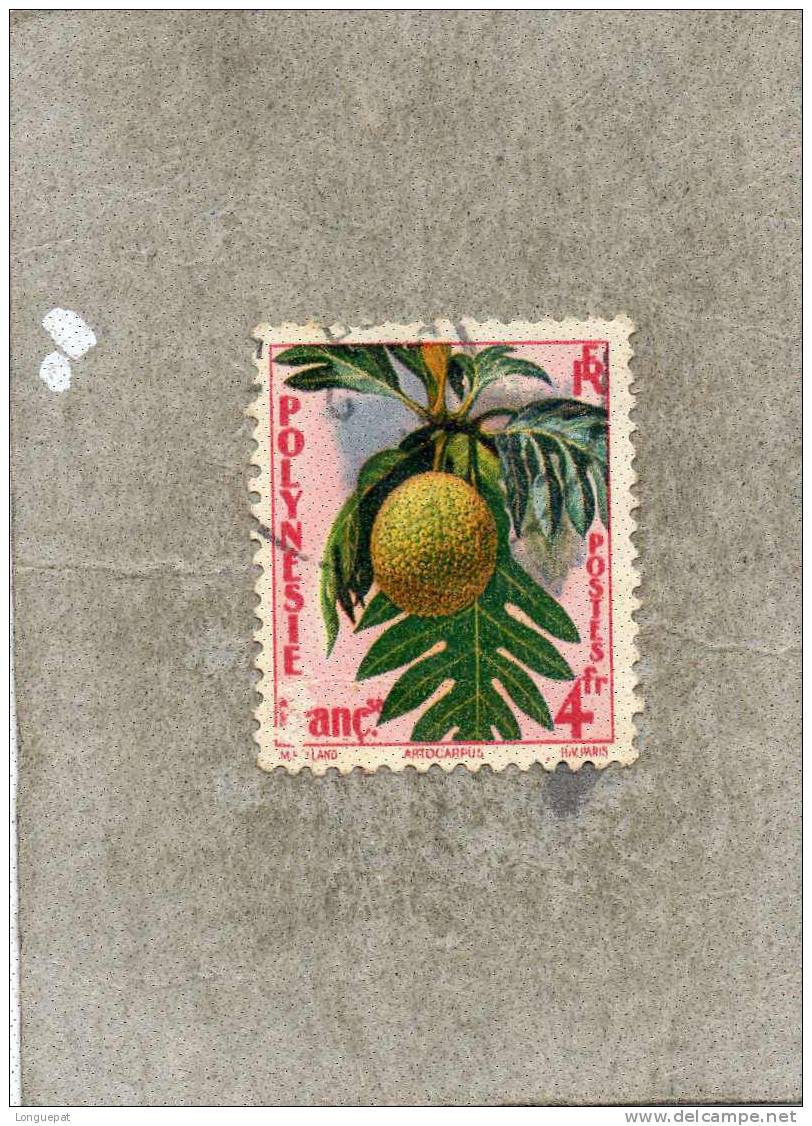 POLYNESIE Française : Flore : Artocarpus Altilis (Arbre à Pain) -Ffamille Des Moracées - Used Stamps