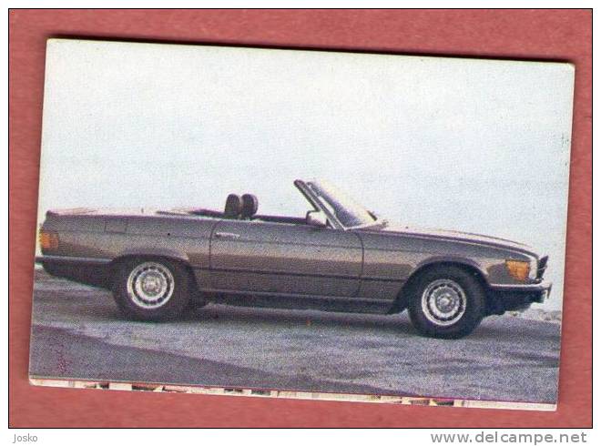 MERCEDES 450 SL - Germany ( Croatian Vintage Card ) Car Automobile Auto Cars Automobiles Autos Oldtimer - Other & Unclassified