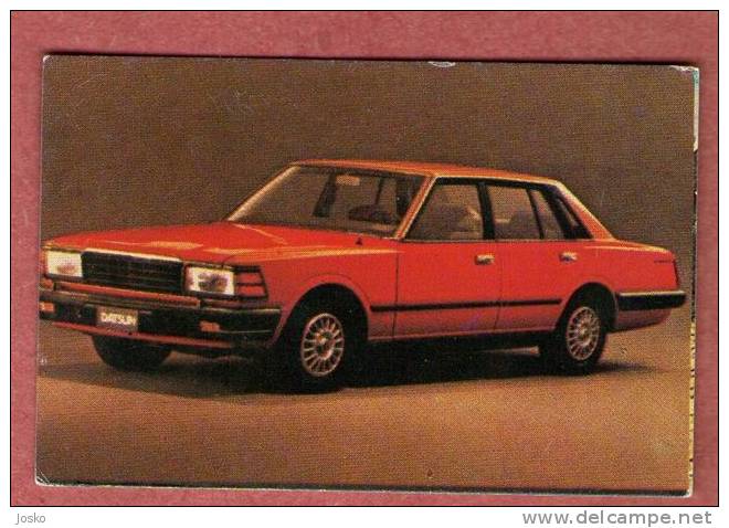 DATSUN - NISSAN Japan ( Croatian Vintage Card ) Car Automobile Auto Cars Automobiles Autos Oldtimer - Other & Unclassified