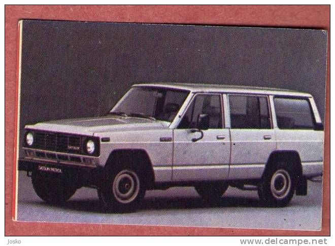 NISSAN PATROL - Japan  ( Croatian Vintage Card ) Car Automobile Auto Cars Automobiles Autos Oldtimer - Other & Unclassified