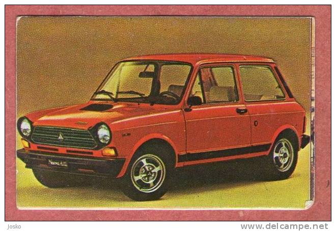 AUTOBIANCHI  - Italy  ( Croatian Vintage Card ) Car Automobile Auto Cars Automobiles Autos Oldtimer - Other & Unclassified