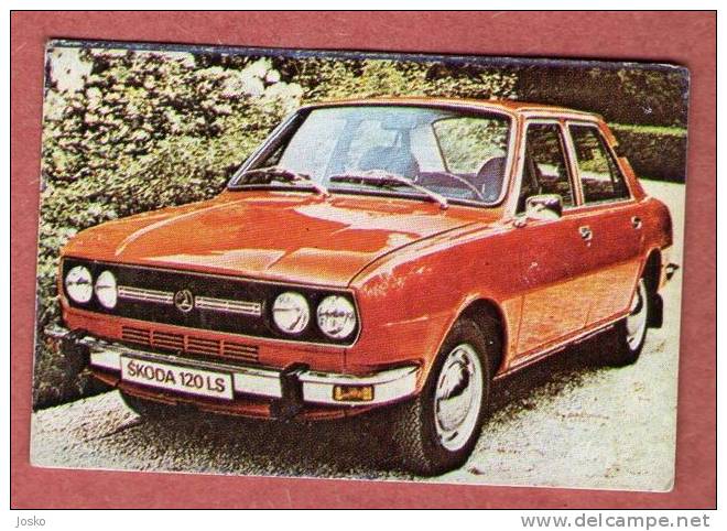 SKODA Volkswagen VW - Czech Republic ( Croatian Vintage Card ) Car Automobile Auto Cars Automobiles Autos Oldtimer - Other & Unclassified