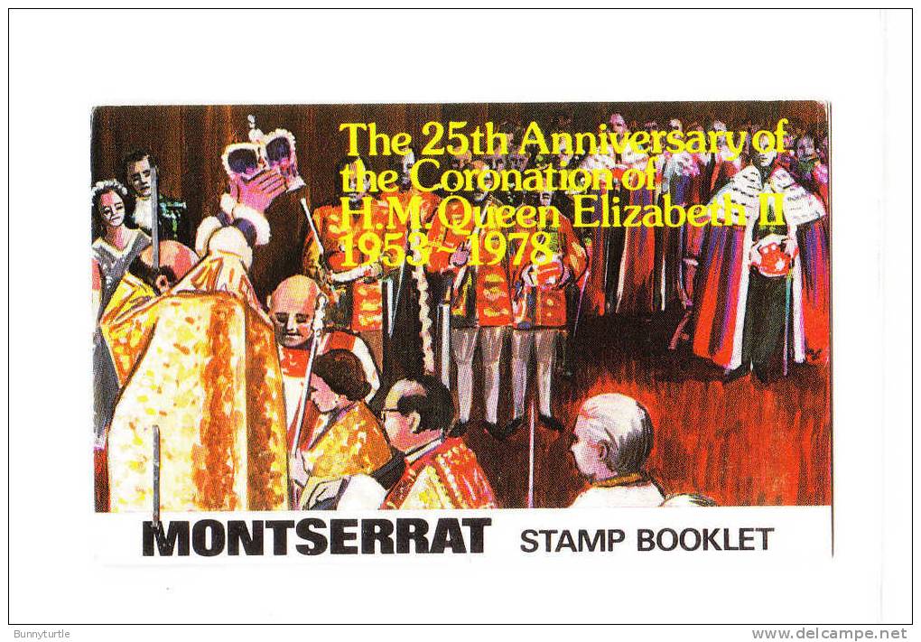 Montserrat 1978 25th Anniversary Of Coronation Of QE Booklet MNH - Montserrat