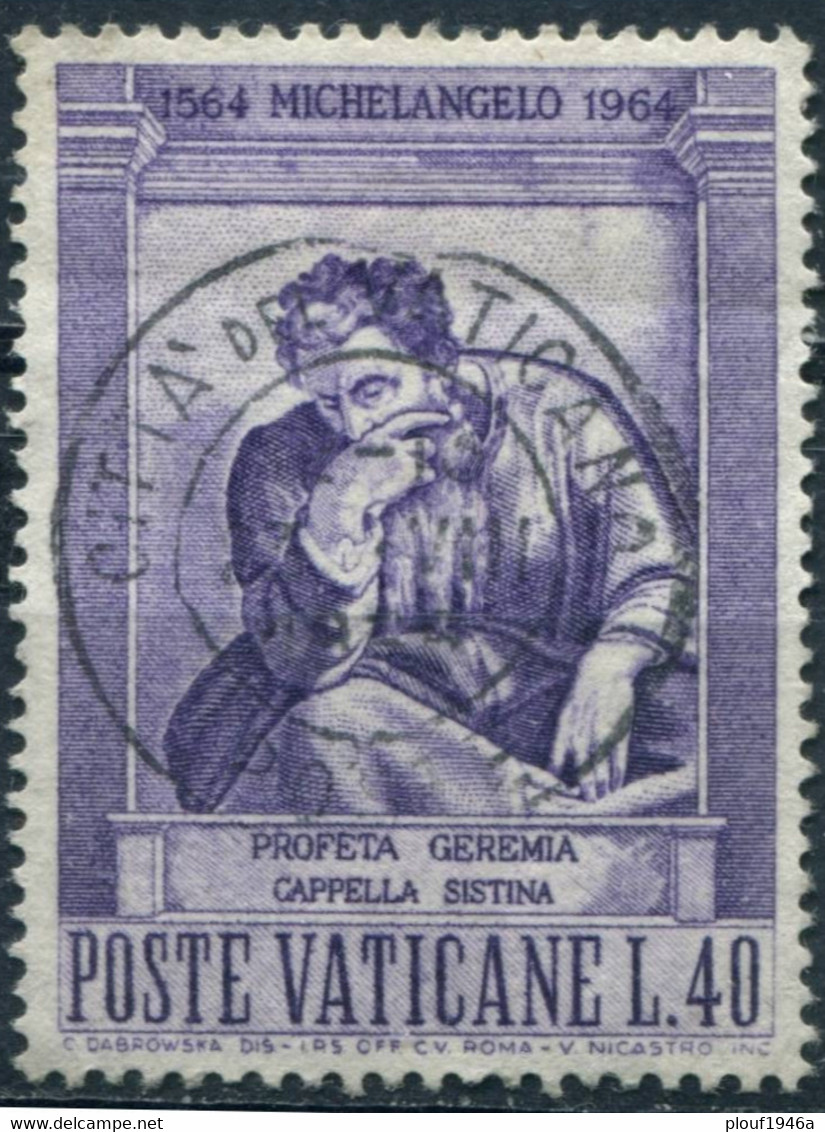 Pays : 495 (Vatican (Cité Du))  Yvert Et Tellier N° :   408 (o) - Used Stamps