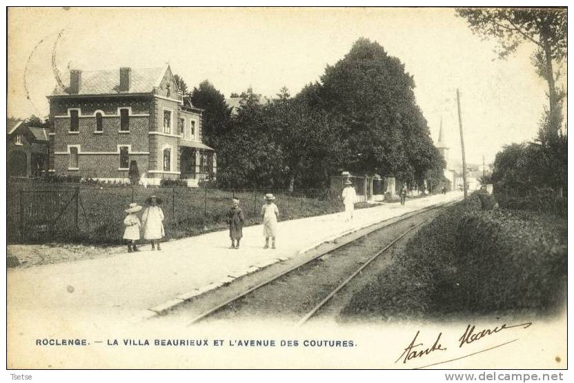 Roclenge - La Villa Beaurieux Et L´Avenue Des Coutures (animée )-190? - Bassenge