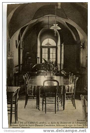 91 FORET DE SENART RESTAURANT L ERMITAGE  ANCIENNE EGLISE CL COURTEMANCHE - Sénart