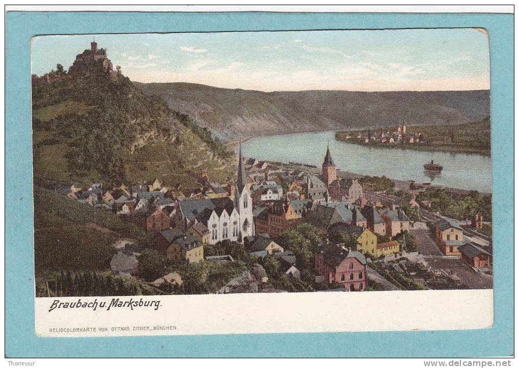 BRAUBACH  U.  MARKSBURG.  -  BELLE CARTE PRECURSEUR  - - Braubach